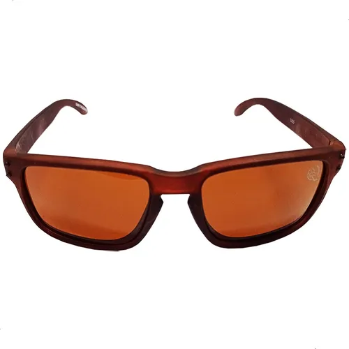 Oculos Sol Polarizado Pesca Matadeira Acetato Premium Marron