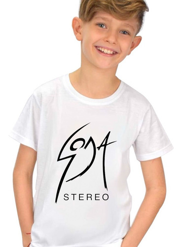 Imagen 4 de 5 de Remera Blanca Soda Stereo Rock Música Modal Premium