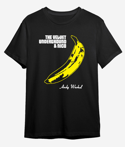 Remera Velvet Underground & Nico Andy Warhol Lou Reed