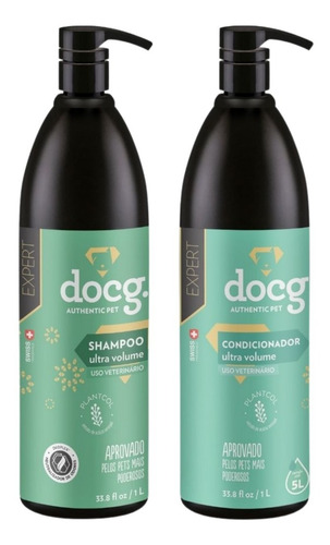 Shampoo E Condicionador Pet 1:4 Ultra Volume 1l (rende 5l)