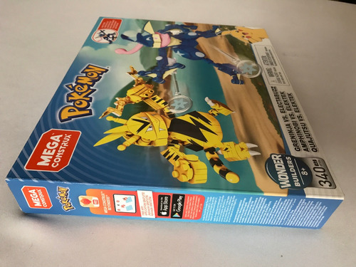 Greninja Vs Electabuzz Pokemon Mega Construx Gfv84 340pz 340 (Usado)
