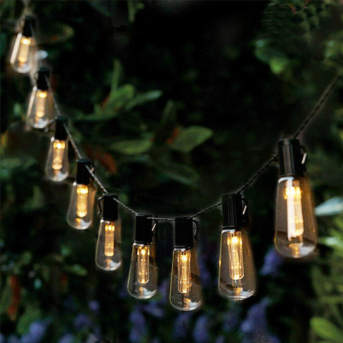 Decoración Navideña Patio Solar Guirnalda De Luces