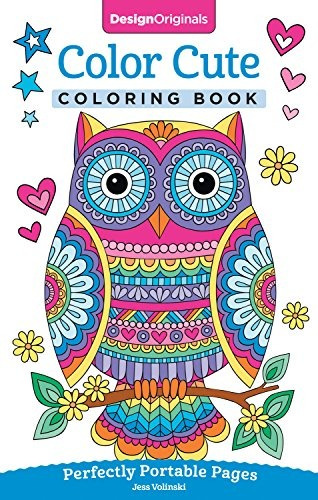 Color Cute Coloring Book Perfectly Portable Pages (onthego C