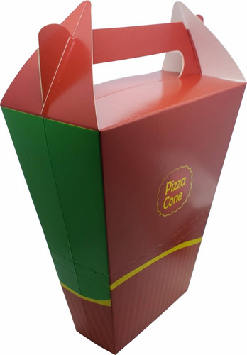 Caixa Embalagem Delivery 2 Pizza Cone 500un
