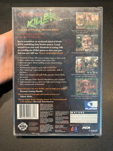Corpse Killer Sega Saturn Sin Manual (Usado)