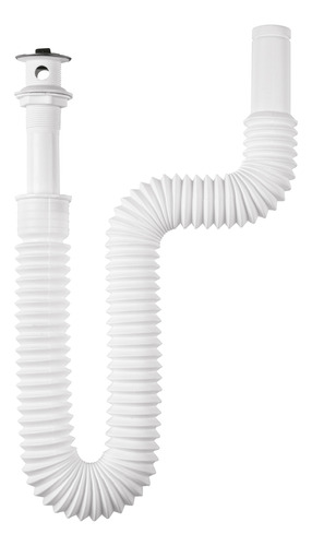 Céspol Flexible Para Lavabo, 90 Cm, Arillo Metálico, Foset