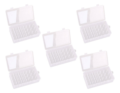 5x Caja De Carretes De Bobina Vacía De 42 Ranuras, Caja De