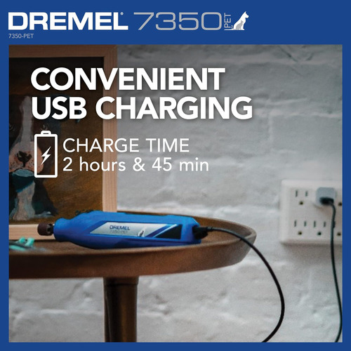 Limadora De Uñas Para Mascotas Dremel 4v, 12000 Rpm, Azul