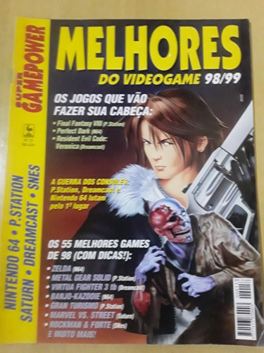 Pl408 Revista Super Gamepower Melhores Do Videogame 98/99 13
