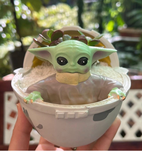 Maceta Decorativa Baby Yoda