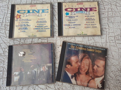 Lote 4 Cd's Música Clásicos Del Cine De Los 90 Originales (Usado)