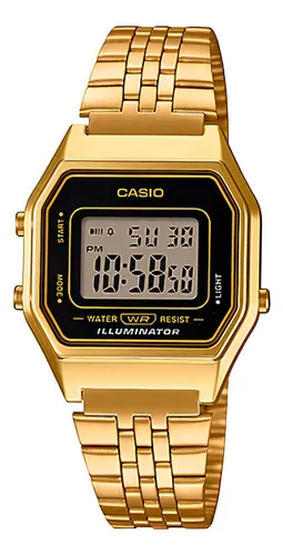 Gold casio digital hotsell