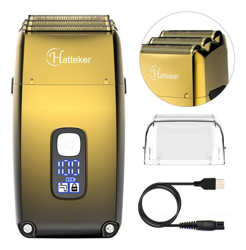 Shave Hatteker Cor Dourado 110V/220V