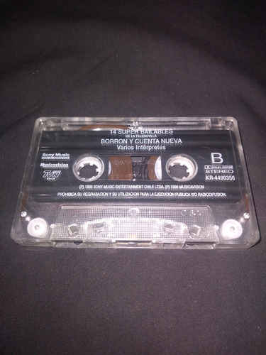 Cassette Los Bailables De Telenovela Borron Y Cuenta Nueva