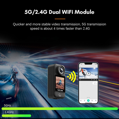 Cámara Deportiva 4k Sjcam Wifi Lente C300 Pocket Control Wif