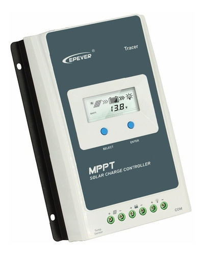 Controlador De Carga Solar Mppt Epever Lcd 20a 12-24v 60v