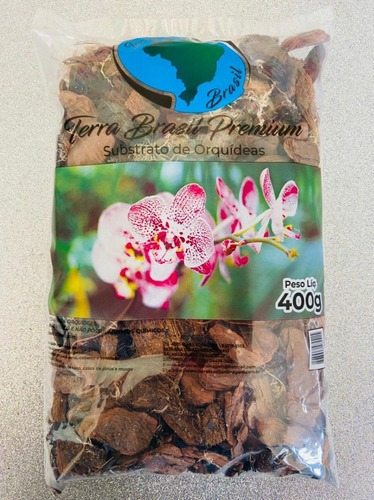 Substrato Para Orquídea Carvão Pinus Chip Coco E Musgo 400gr