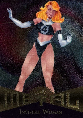 Hombres X - Fleer Marvel Metalizadas 95 #33 Invisible Woman