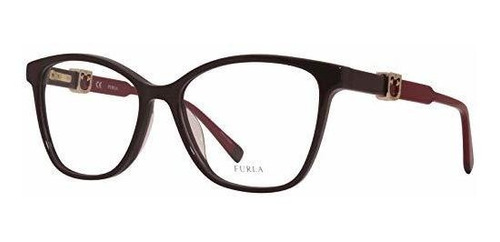 Montura - Furla Vfu352 09hb Eyeglasses Women's Purple Full R