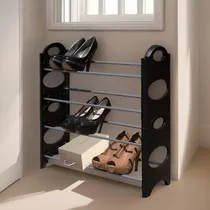 Comprar Zapatera De 4 Estantes Rack Organizador Para Zapatos ®