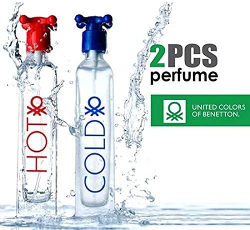 Perfume Hoy Y Cold De Benetton Duo Pack 2 Piezas Certificada