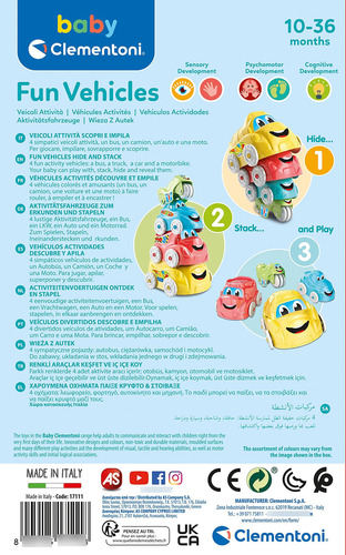 Coches Apilables Para Bebés Set 4 Juguetes Sostenibles