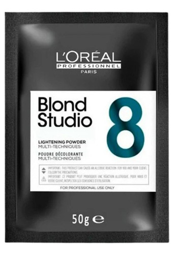 Polvo Decolorante 8 Pro Keratin Blond Studio Sachet