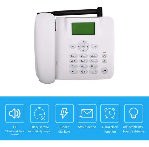 Teléfono Inalámbrico Fijo 4g Teléfono De Escritorio Teléfono