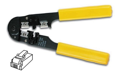 Pinza Crimpeadora Red Rj45 (8p8c8)  Metalica C/corte P/cable