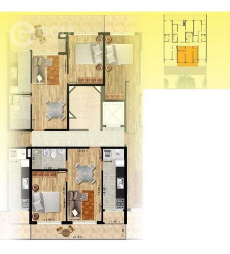 Vendo Apartamento De 1 Dormitorio Con Terraza Al Frente, Garaje Opcional, Pocitos Nuevo