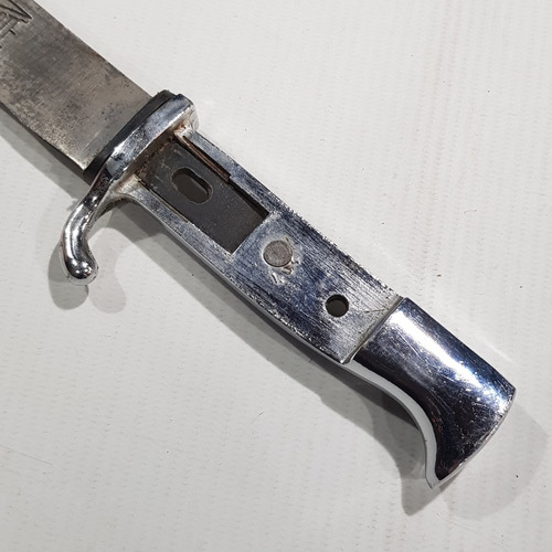 Imagen 10 de 10 de Antiguo Cuchillo Caza A Restaurar Con Vaina Mag 59755