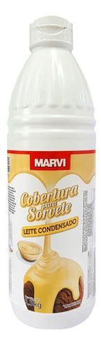 Cobertura Calda Para Sorvete Leite Condensado 1,3kg Marvi