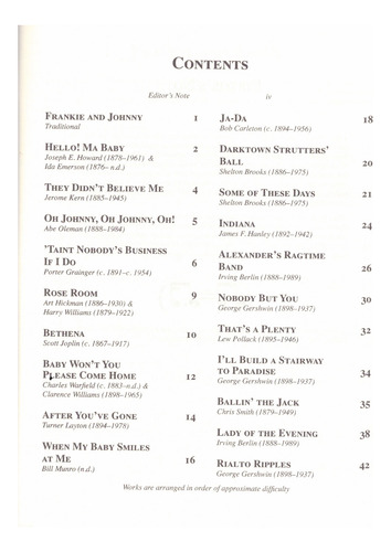 A First Book Of Jazz For The Beginning Pianist With Download