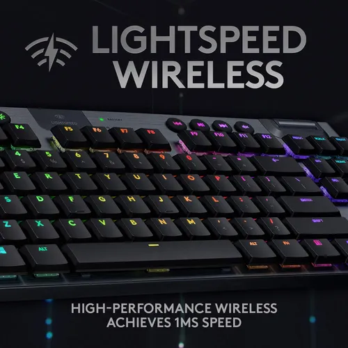 Teclado Mecánico Gaming Logitech G915 Tkl Inalámbrico Rgb