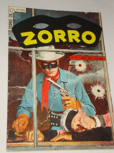 Zorro 26 De 1956 Ebal Raro Faroeste Quase Banca Frete Grátis