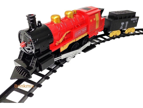 Trem Elétrico A Pilha Ferrorama Com Trilhos Classic Train