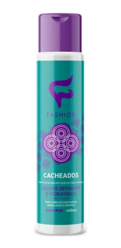 Shampoo Capilar Cacheados Fashion Cosméticos 400ml