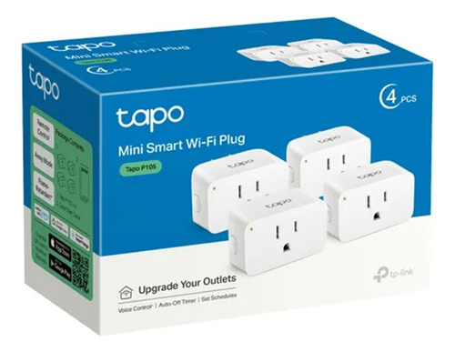 Tp-link Tapo P105 Contacto Enchufe Inteligent Wifi 15a 4pack