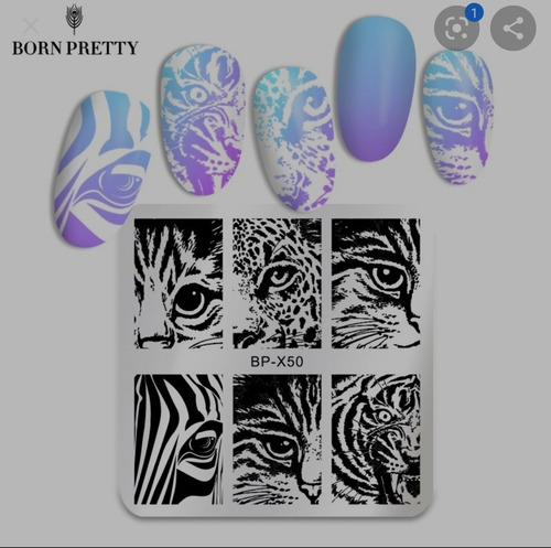 Placas Cuadradas Para Stamping Originales Born Pretty