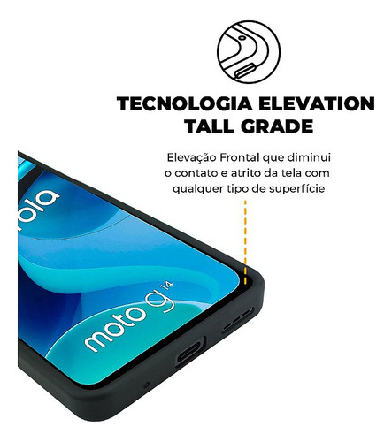 Capa Case Capinha Motorola Moto G14 - Silicon Veloz -gshield
