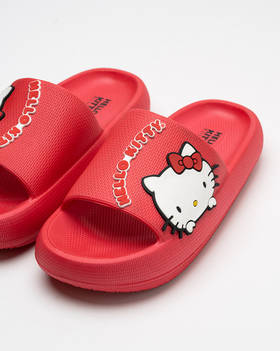 Sandalia Roja Hello Kitty Para Dama Red Rubby Drop