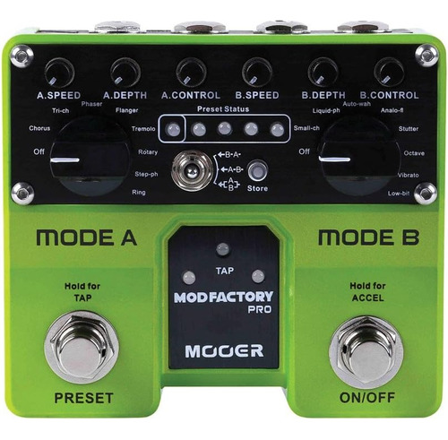 Mooer Mod Factory Pro - Pedal De Efectos Para Guitarra