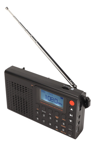 Radio Bluetooth Portátil Am Fm Sw Reproductor Mp3 De Banda C