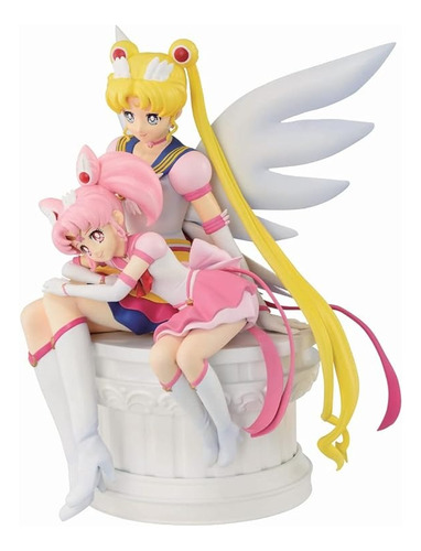 Figura Sailor Moon &chibi Moon Estatua Kawaii Copia