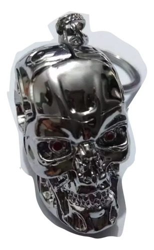 Terminator Calavera Película Llavero Metálico Cabeza