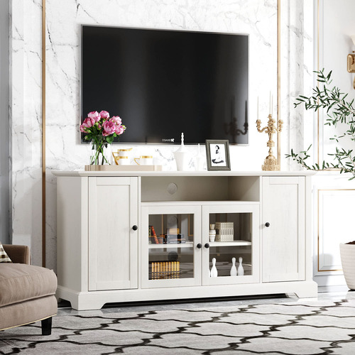 Soporte De Tv Para Tv De Hasta 65 Pulgadas Con 2 Puertas De