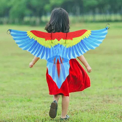 Conjunto De Disfraz De Pájaro Para Niños, Capa De Azul