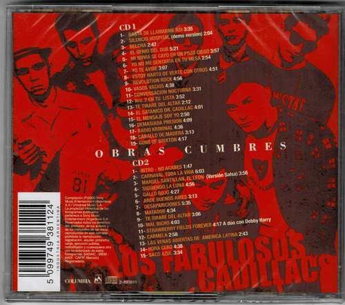 Los Fabulosos Cadillacs: Obras Cumbres (2 Cd's Sellado)