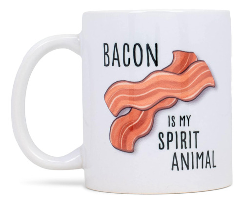 Elanze Bacon Is My Spirit Animal Mmm Bacon... Taza De Café D