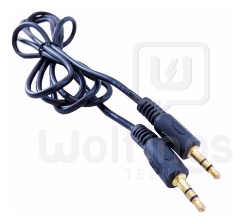 Imagen 4 de 6 de Cable Auxiliar Mini Plug 3.5 Mm. Macho 1,5 Metros Audio